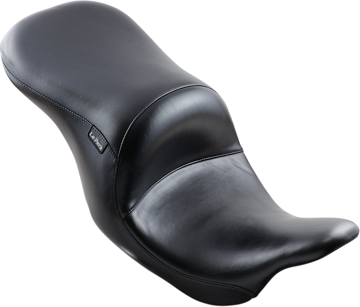 LE PERA Maverick Up-Front Seat - Without Backrest - Smooth - Black - FL '08-'25 LKU-957S — image 1