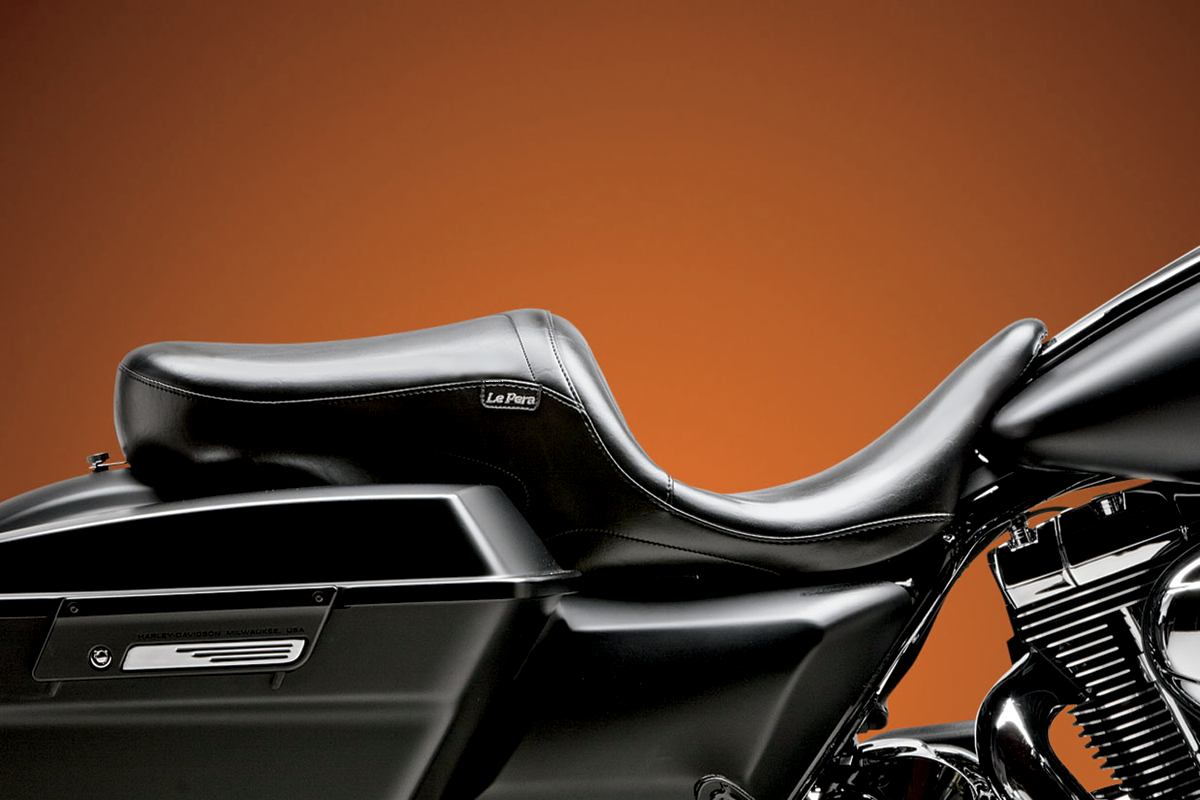 LE PERA Maverick Up-Front Seat - Without Backrest - Smooth - Black - FL '08-'25 LKU-957S — image 5