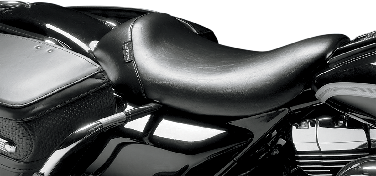 LE PERA Bare Bones Solo Seat - Smooth - Black - FLHR '97-'01 LN-005RK — image 1