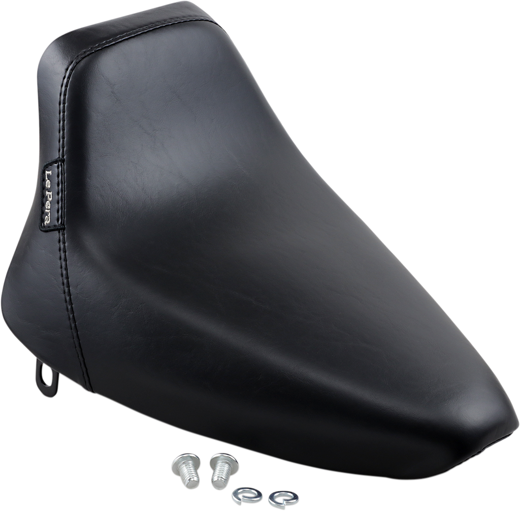 LE PERA Bare Bones Solo Seat - Smooth - Black - FL/FX '84-'99 LN-007 — image 2
