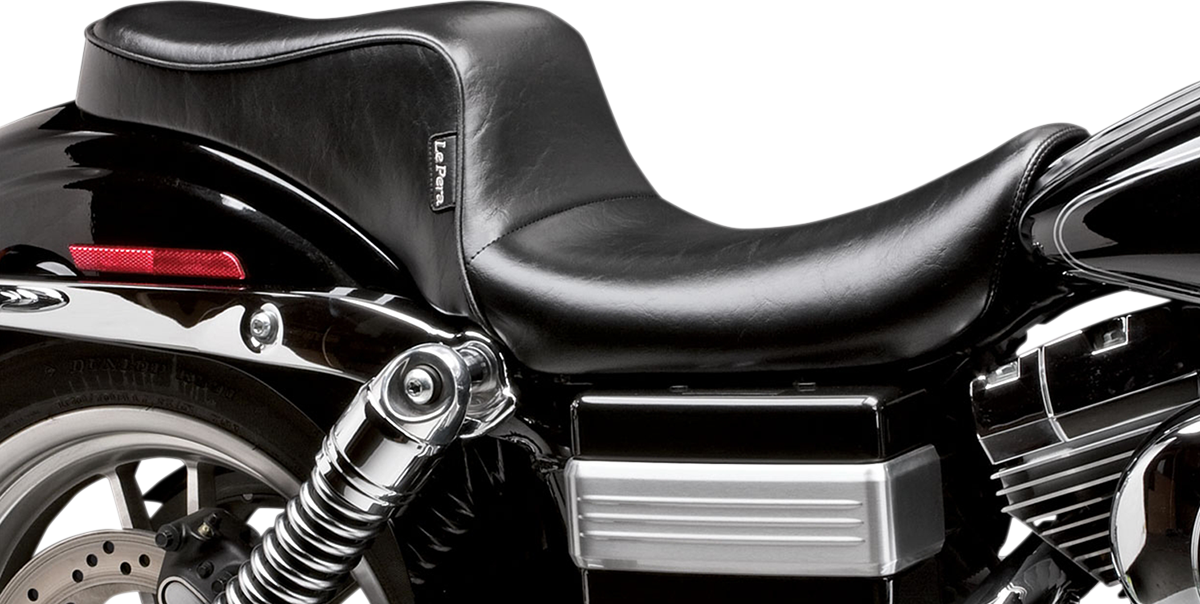 LE PERA Cherokee Seat - Smooth - Black - FXDWG '96-'03 LN-023 — image 1