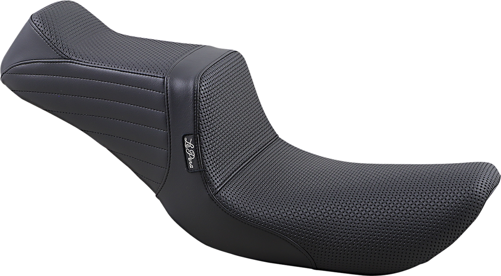 LE PERA Tailwhip Seat - Basketweave - Black - FXD '96-'03 LN-581BW — image 1