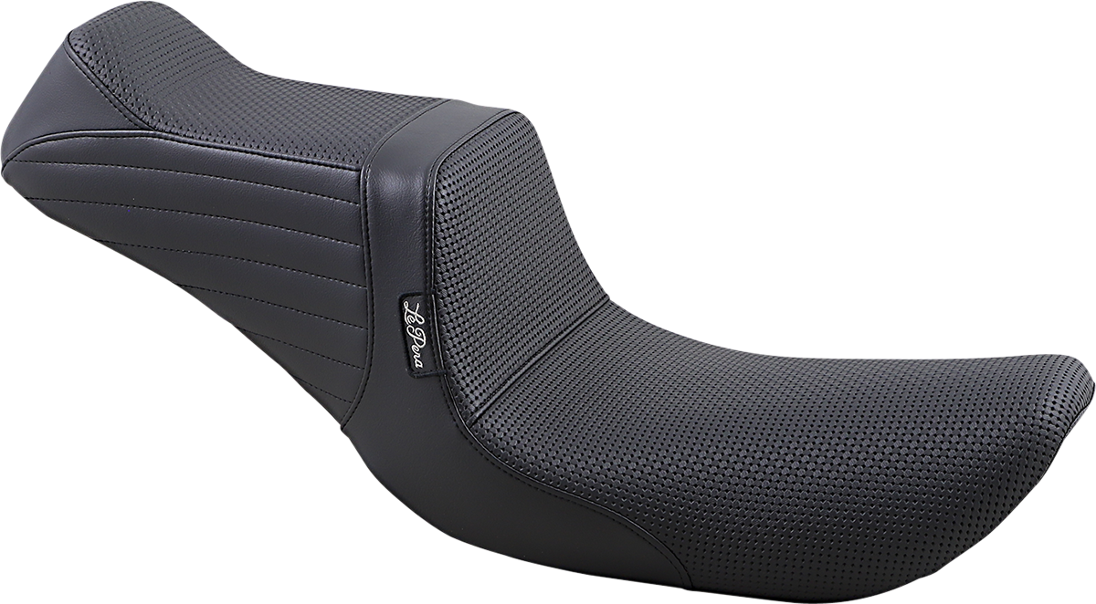 LE PERA Tailwhip Seat - Basketweave - Black - FXD '96-'03 LN-581BW — image 1