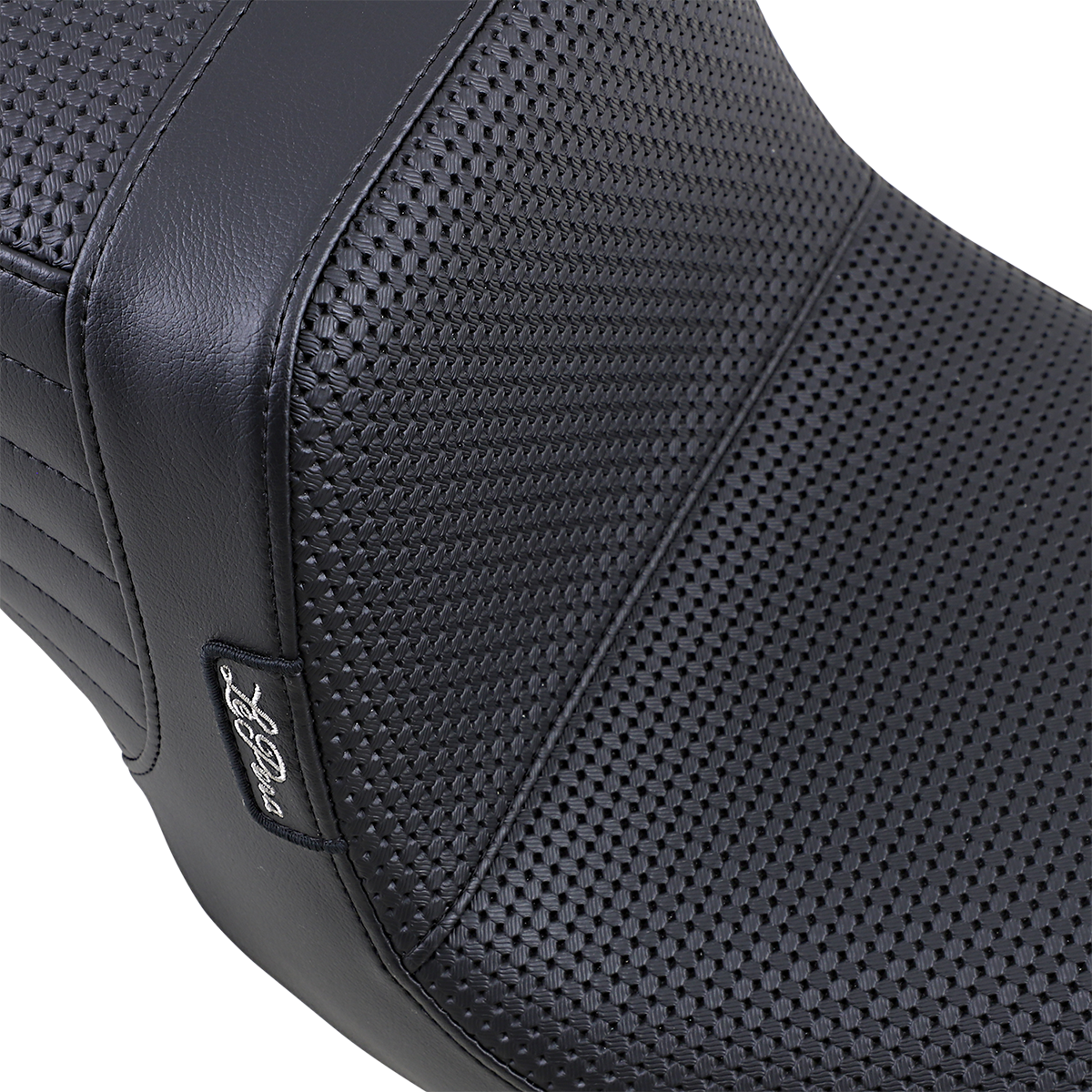 LE PERA Tailwhip Seat - Basketweave - Black - FXD '96-'03 LN-581BW — image 2