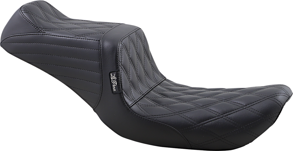 LE PERA Tailwhip Seat - Double Diamond - Black - FXD '99-'03 LN-581DD — image 1