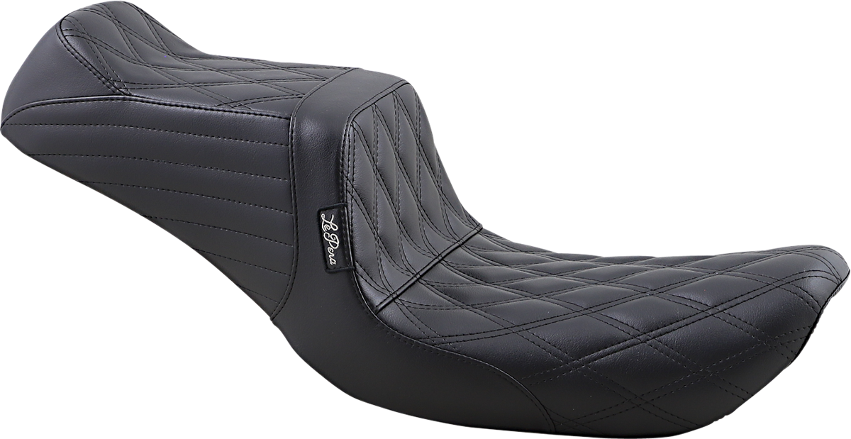 LE PERA Tailwhip Seat - Double Diamond - Black - FXD '99-'03 LN-581DD — image 1