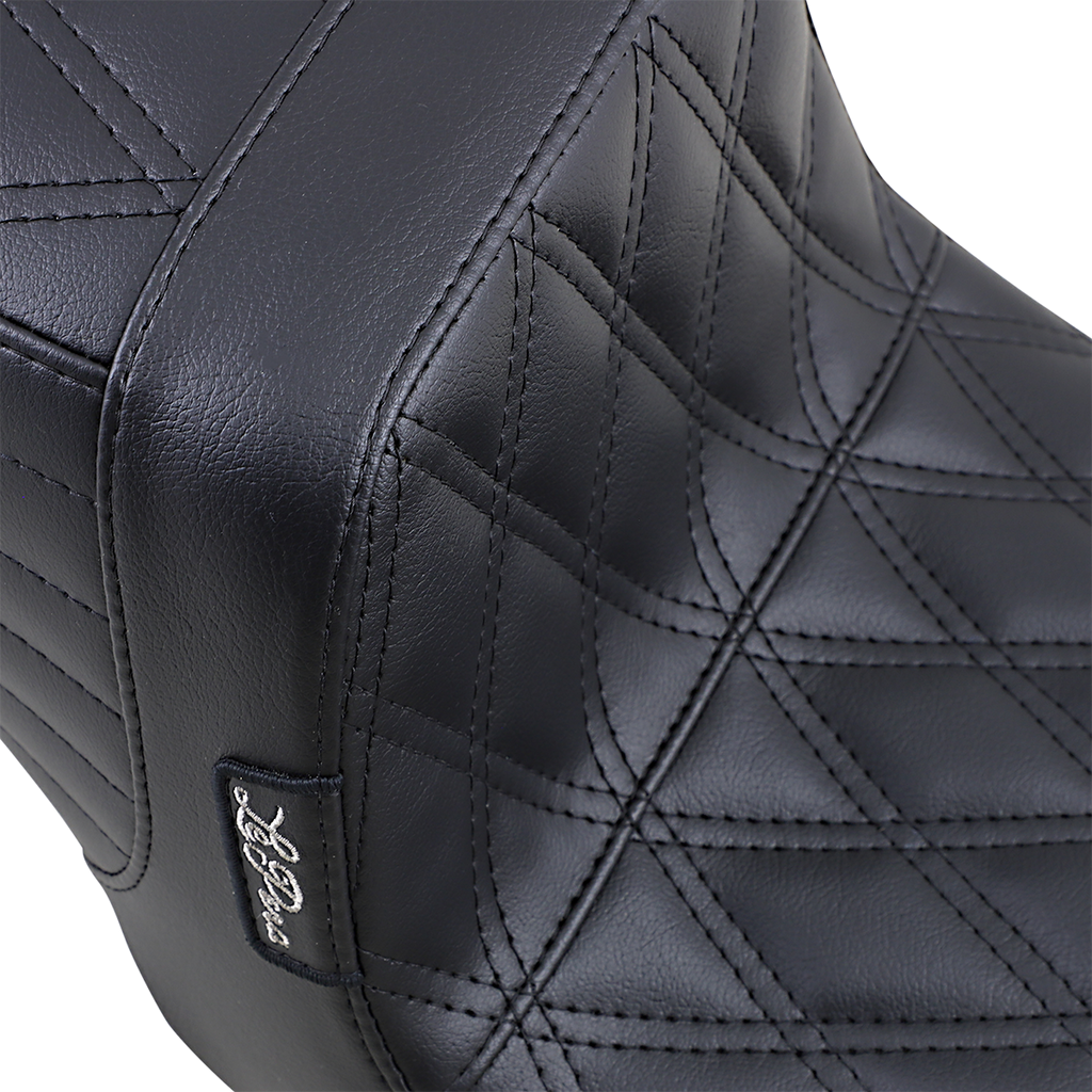 LE PERA Tailwhip Seat - Double Diamond - Black - FXD '99-'03 LN-581DD — image 2