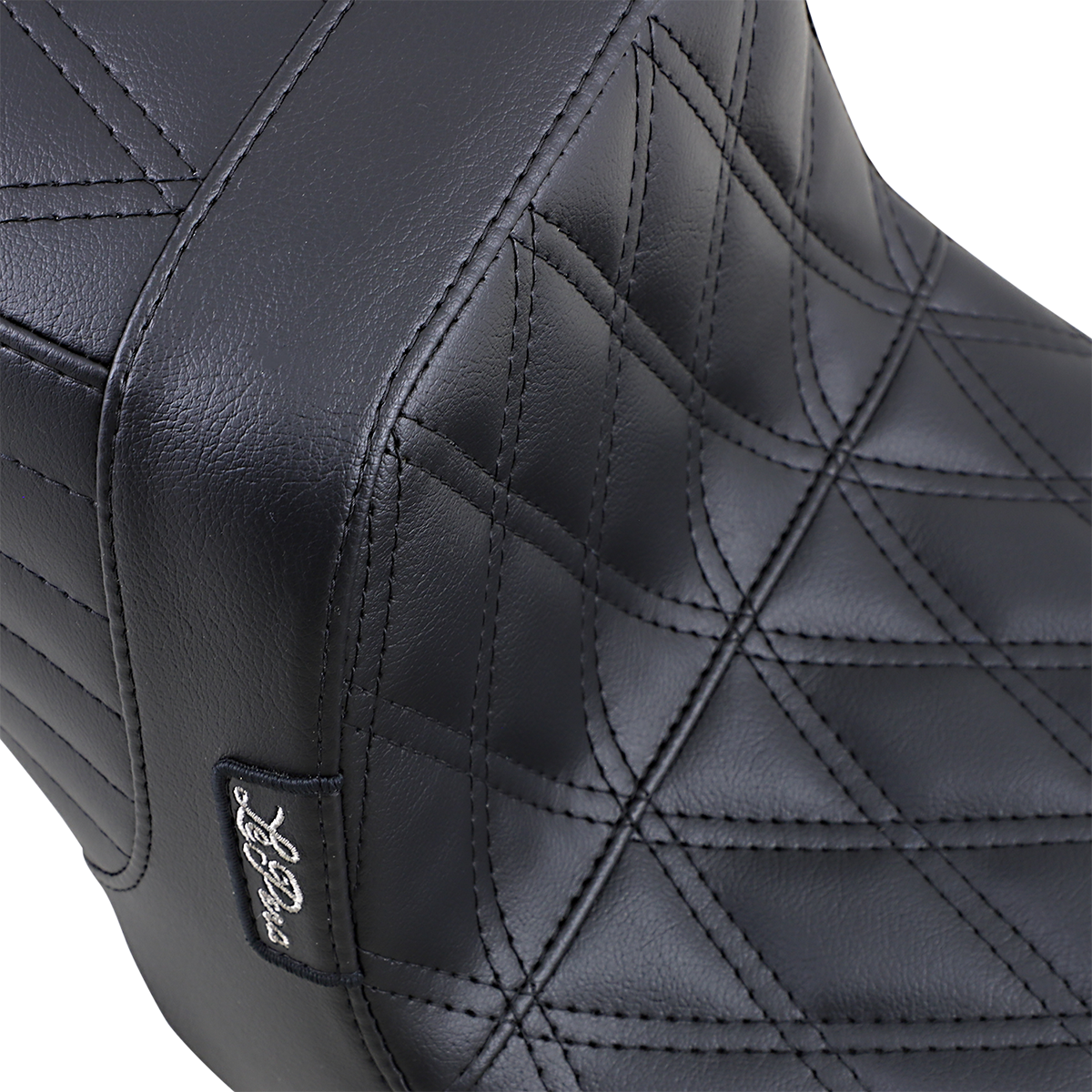 LE PERA Tailwhip Seat - Double Diamond - Black - FXD '99-'03 LN-581DD — image 2