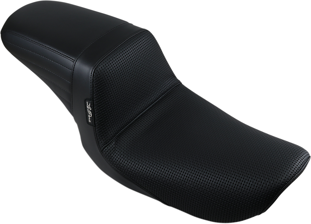 LE PERA Kickflip Seat - Basketweave - Black - FXD '96-'03 LN-591BW — image 1
