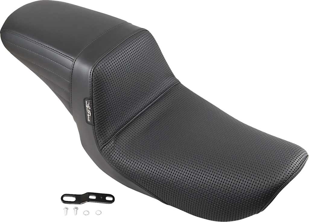 LE PERA Kickflip Seat - Basketweave - Black - FXD '96-'03 LN-591BW — image 2