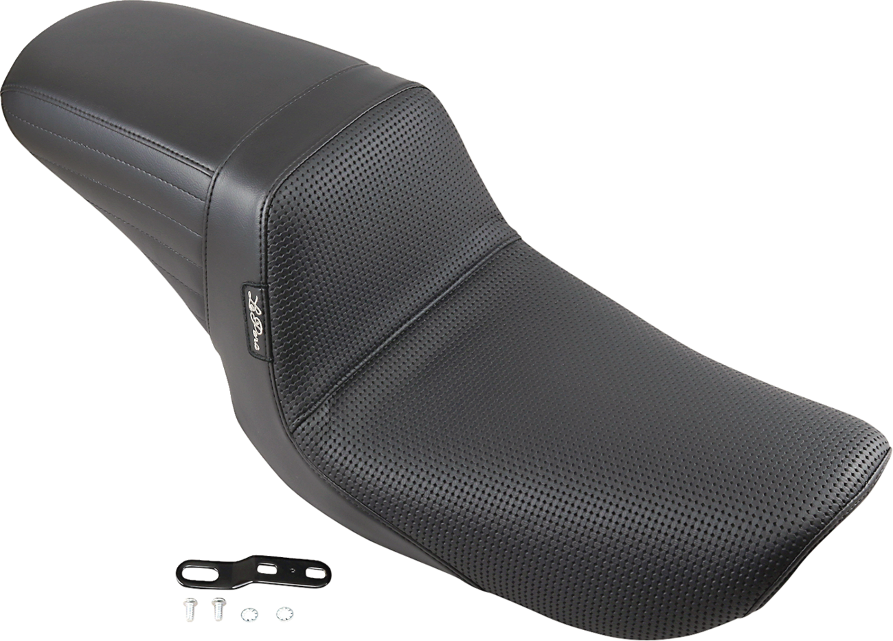 LE PERA Kickflip Seat - Basketweave - Black - FXD '96-'03 LN-591BW — image 2