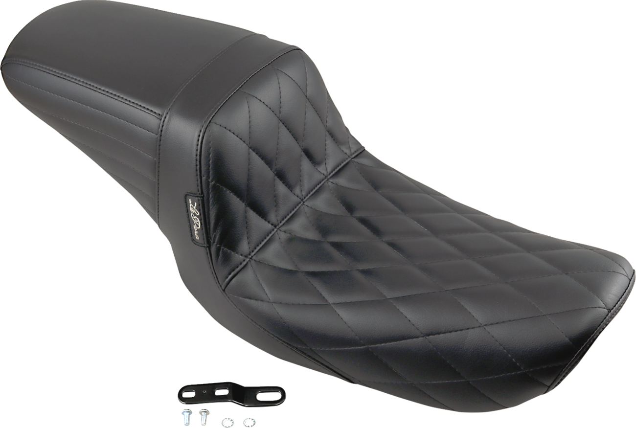 LE PERA Kickflip Seat - Diamond - Black - FXD '96-'03 LN-591DM — image 2