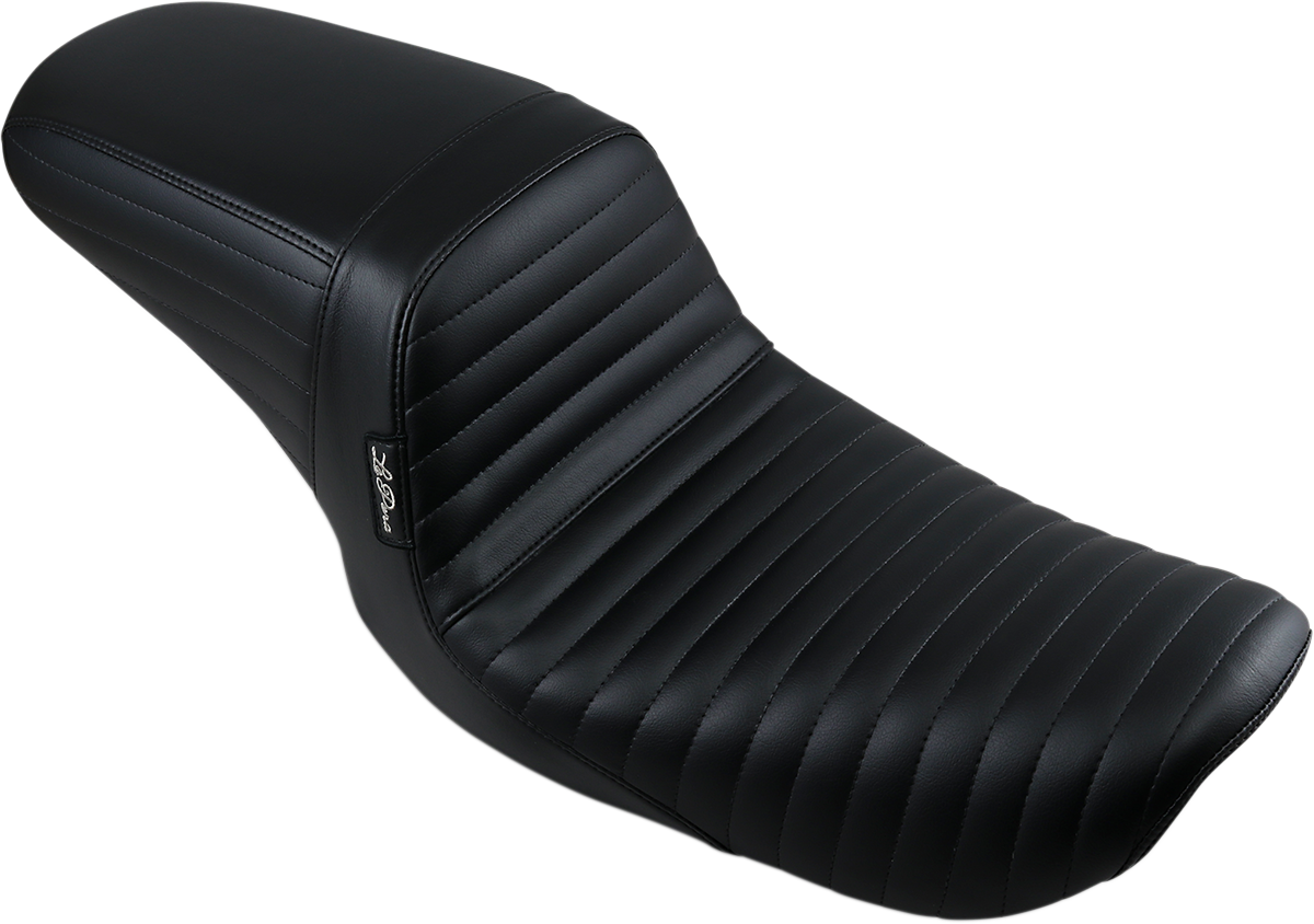 LE PERA Kickflip Seat - Pleated - Black - FXD '96-'03 LN-591PT — image 1