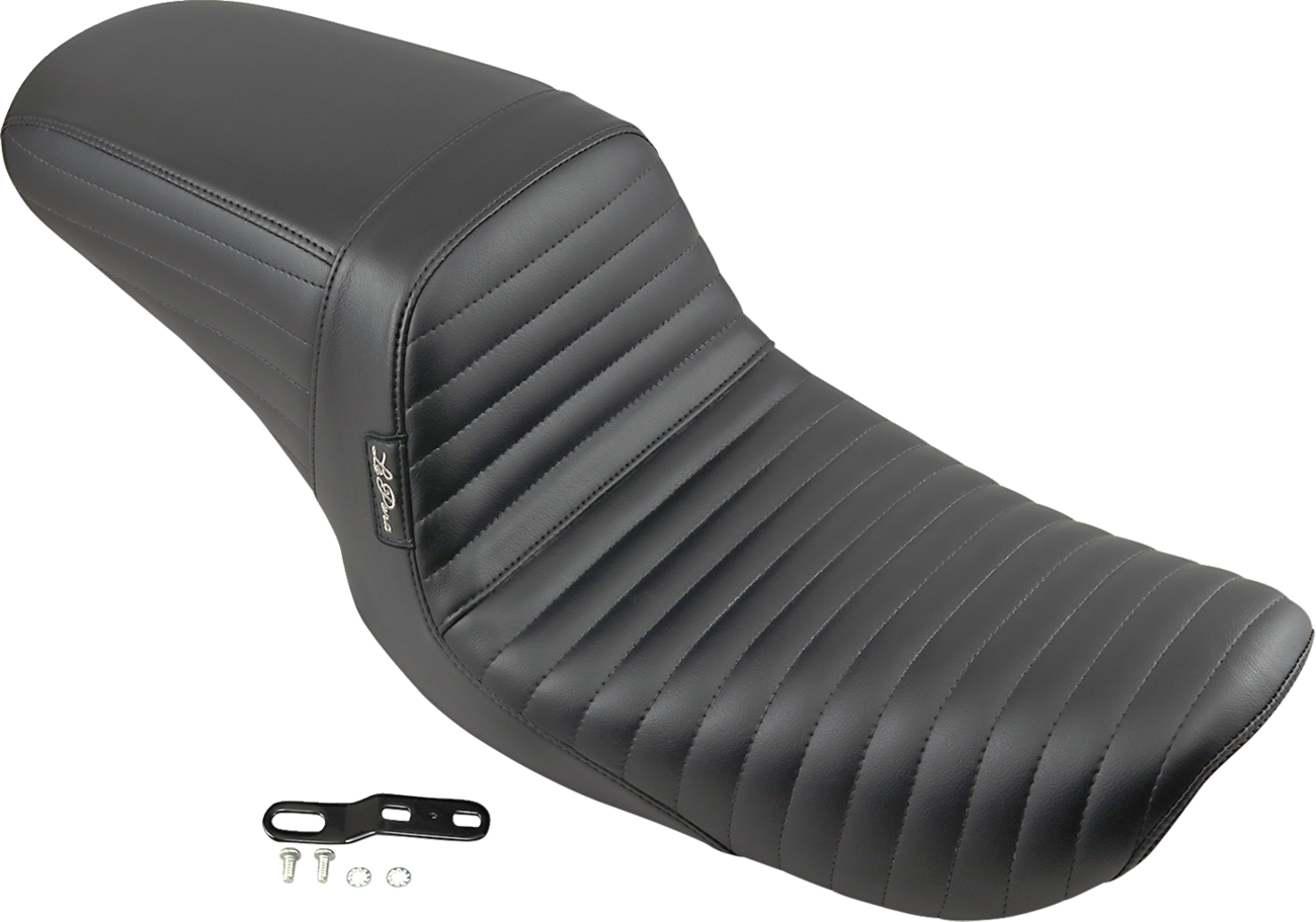 LE PERA Kickflip Seat - Pleated - Black - FXD '96-'03 LN-591PT — image 2