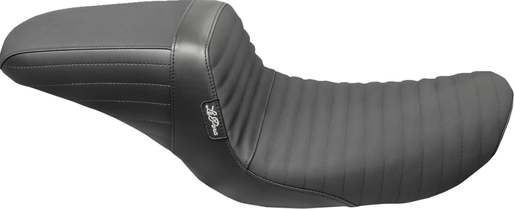 LE PERA Kickflip Seat - Pleated w/ Gripp Tape - Black - FXD '96-'03 LN-591PTGP — image 1