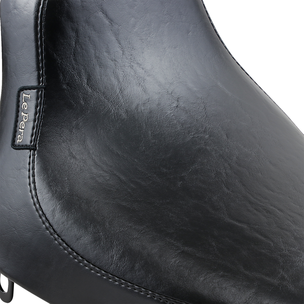 LE PERA Silhouette Solo Seat - Smooth - Black - Softail '84-'99 LN-850 — image 4