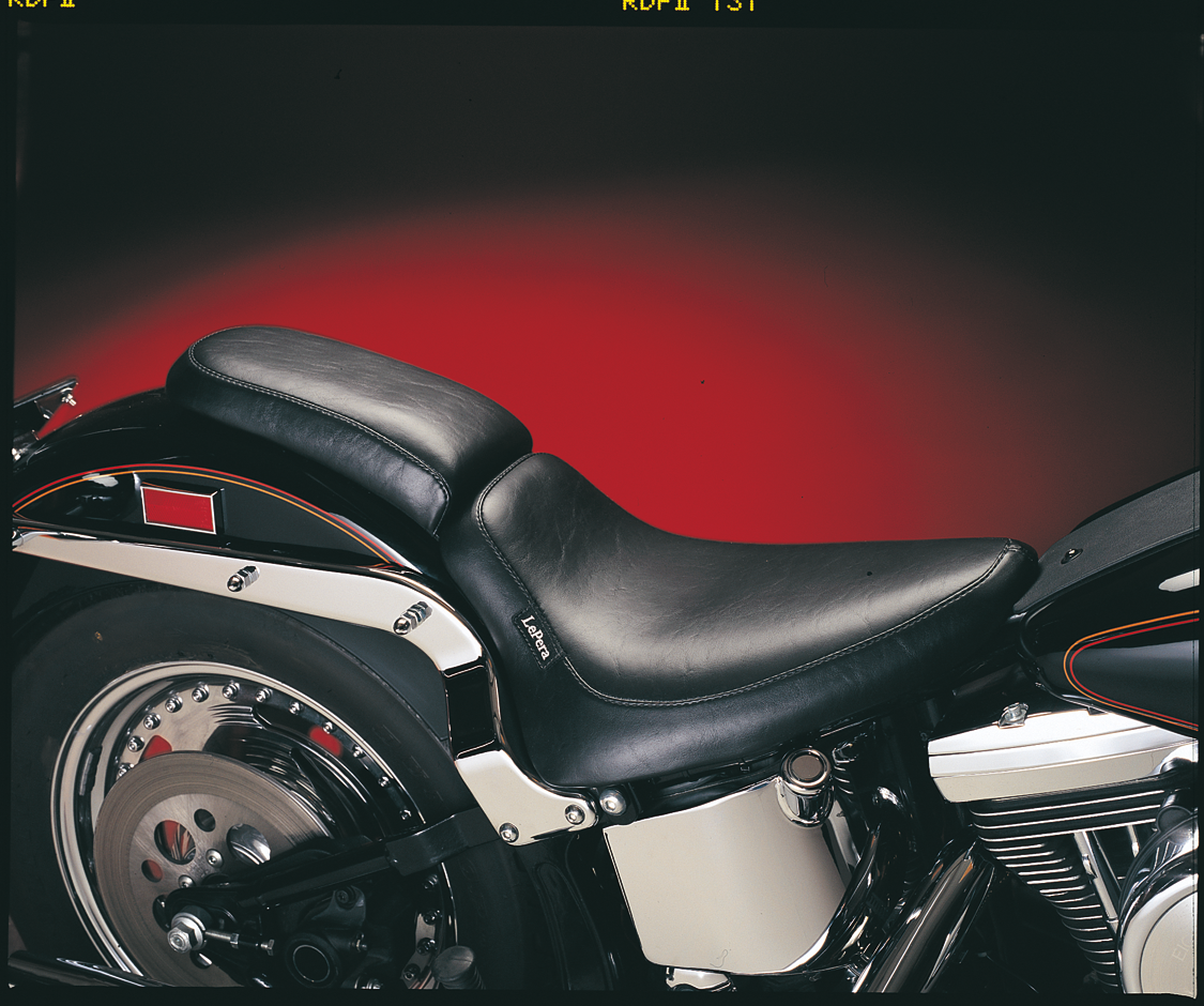 LE PERA Silhouette Solo Seat - Smooth - Black - Softail '84-'99 LN-850 — image 5