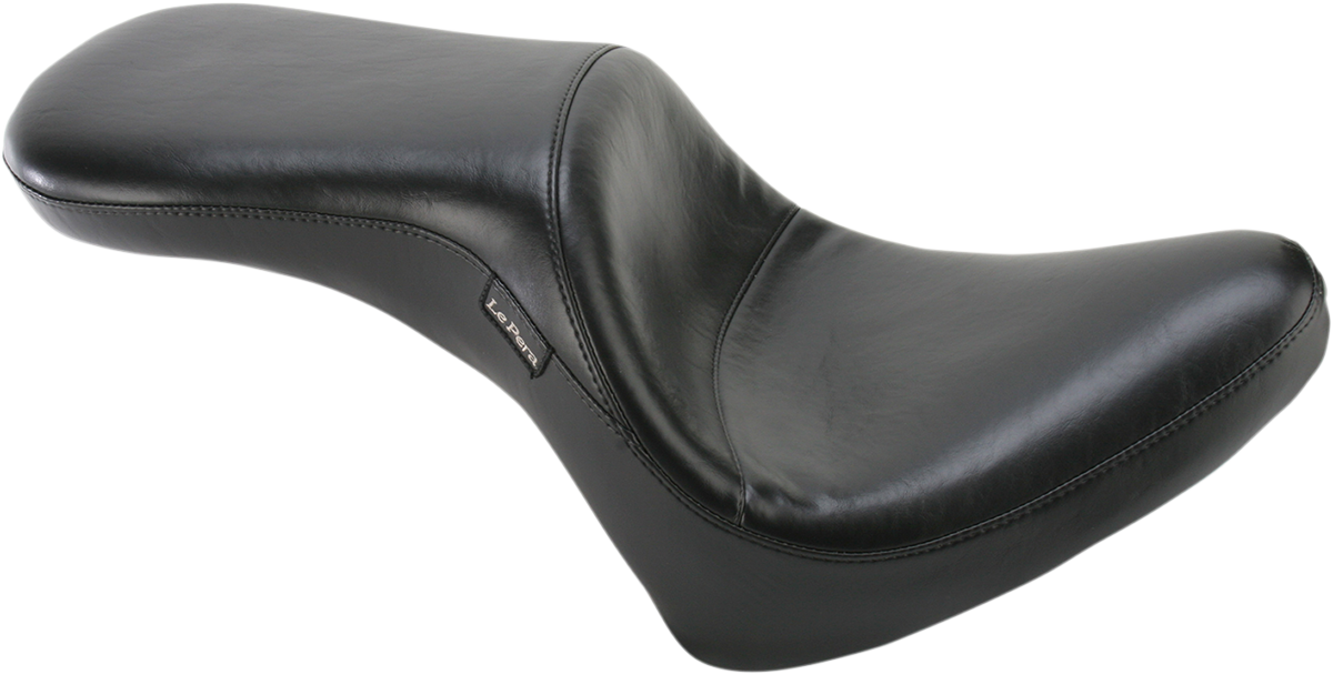 LE PERA Maverick Seat - without Backrest - Smooth - Black - Softail '84-'99 LN-910S — image 1