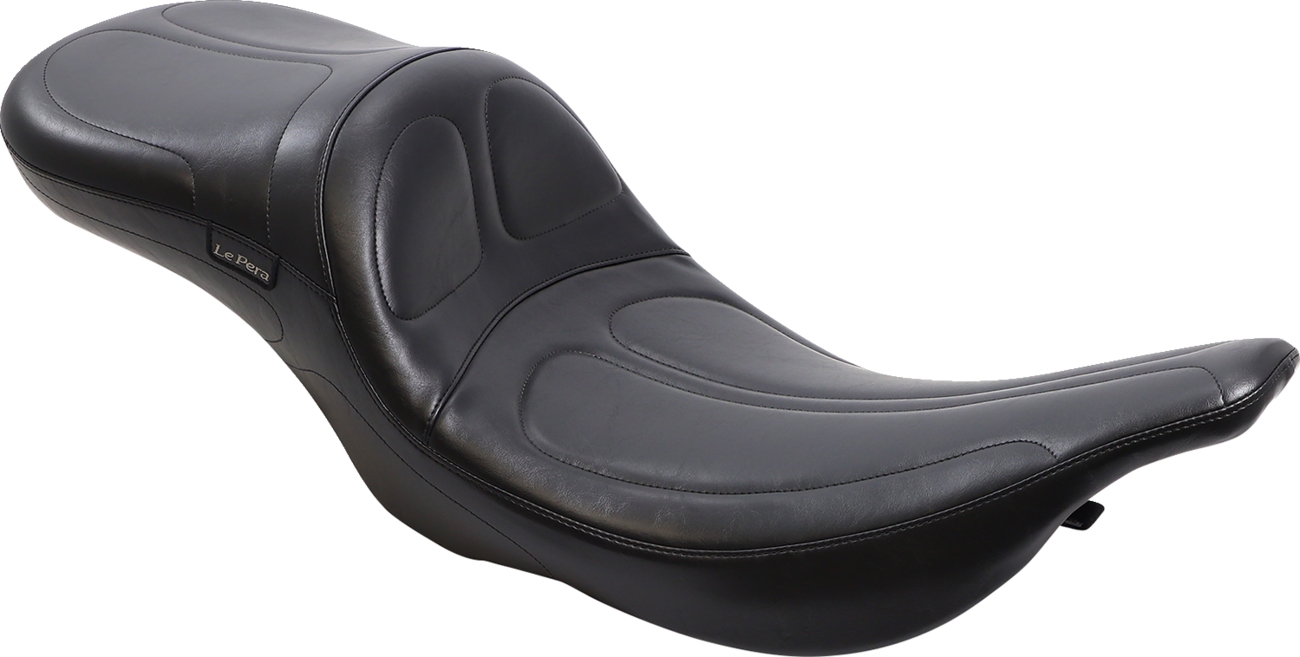 LE PERA Maverick Daddy Long Legs Seat - Black - Stitched - FLT/FLHT '97-'01 LN-957DL — image 1