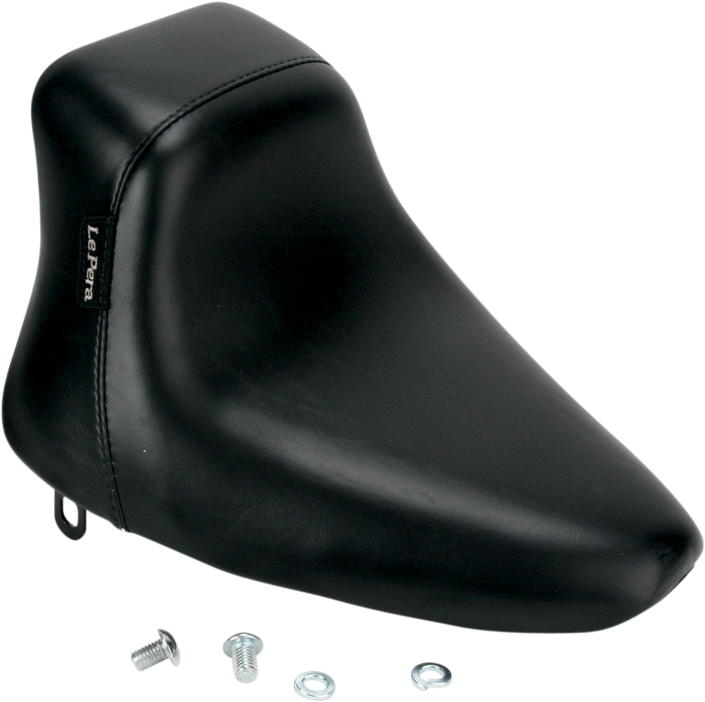 LE PERA Bare Bones Up-Front Solo Seat - Black - Softail '84-'99 LNU-007 — image 2
