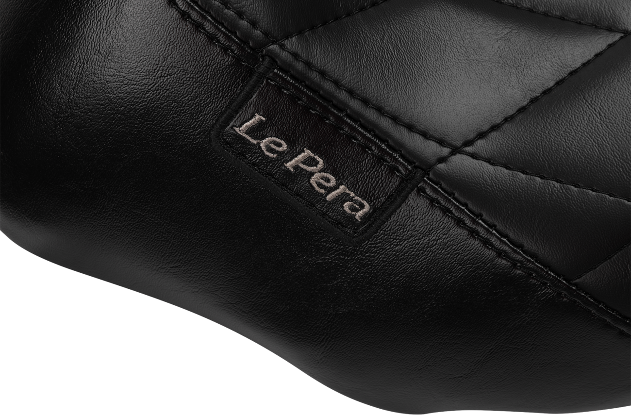 LE PERA Bare Bones Solo Seat - Diamond Stitch - FLH/FLT '23-'25 LV-005DM — image 3