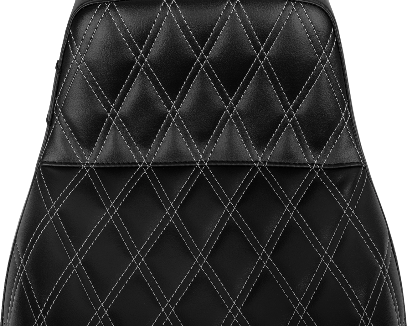 LE PERA Tailwhip Seat - Bright Gray Double Diamond Stitch - FLH/FLT '23-'25 LV-587DD-GY01 — image 3