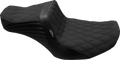 LE PERA Tailwhip Seat - Double Diamond w/ Gripper - FLH/FLT '23-'25 LV-587DDGP — image 1