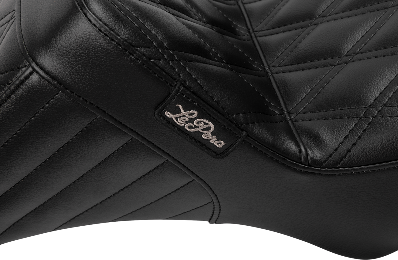 LE PERA Tailwhip Daddy Long Legs Seat - Double Diamond - FLH/FLT '23-'25 LV-587DLDD — image 2