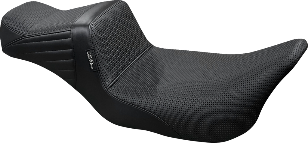 LE PERA Tailwhip Daddy Long Legs Seat - Burnt Orange Double Diamond Stitch - FLH/FLT '23-'25 LV-587DLDD-OB4 — image 4