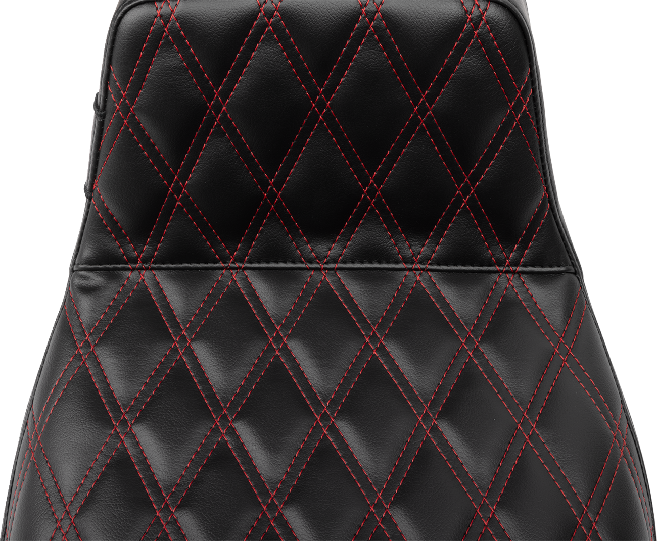 LE PERA Tailwhip Daddy Long Legs Seat - Red Double Diamond Stitch - FLH/FLT '23-'25 LV-587DLDD-R01 — image 2