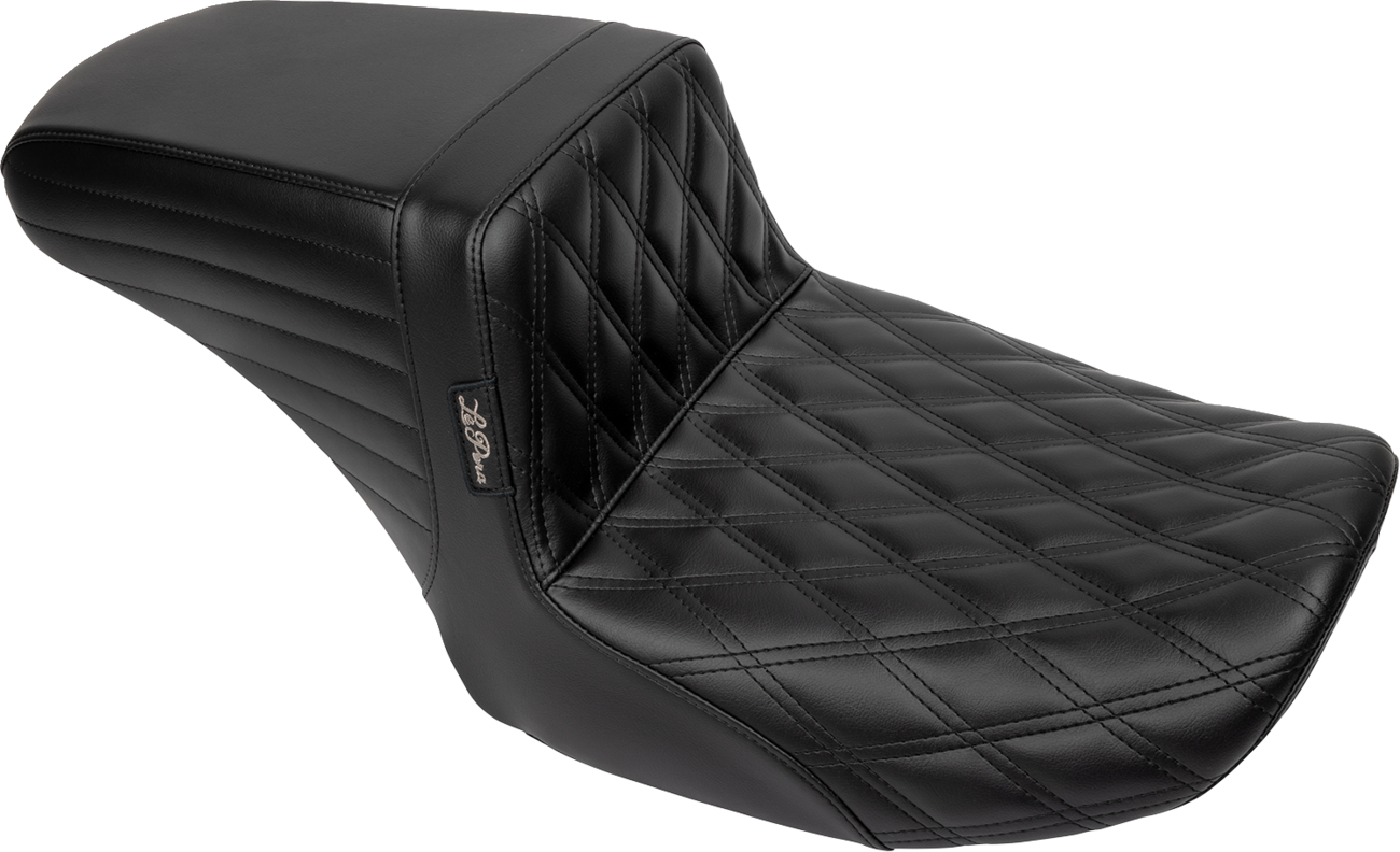 LE PERA Kickflip Seat - Double Diamond Stitch - FLH/FLT '23-'25 LV-597DD — image 1