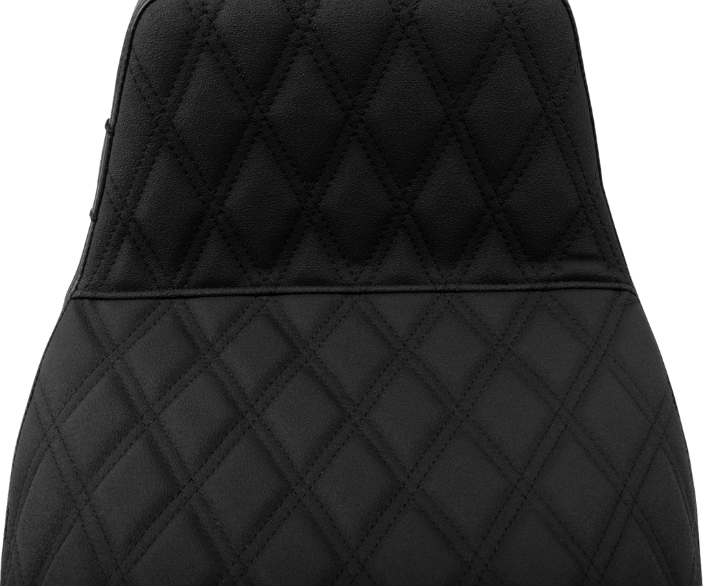 LE PERA Kickflip Seat - Double Diamond Stitch w/ Gripp Tape - FLH/FLT '23-'25 LV-597DDGP — image 3