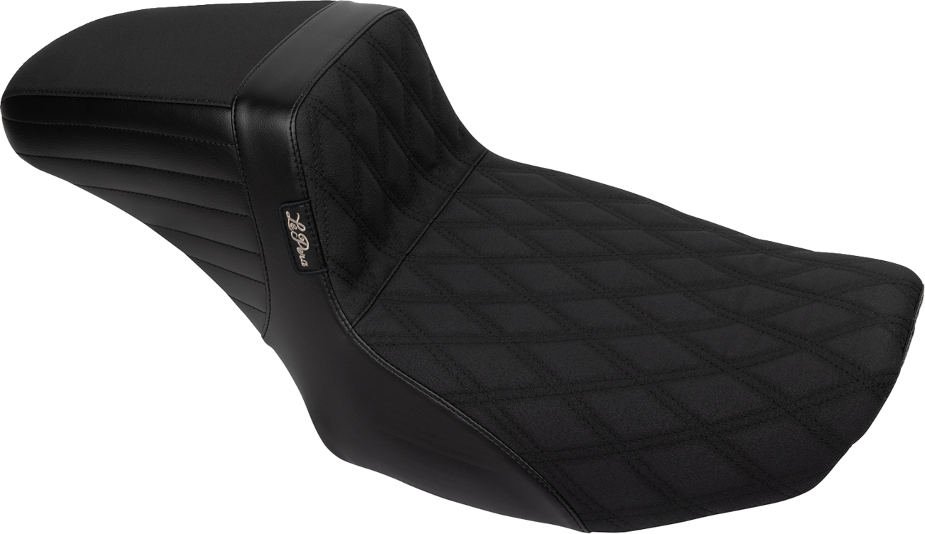 LE PERA Kickflip Daddy Long Legs Set - Double Diamond w/ Gripp Tape - FLT/FLH '23-'25 LV-597DLDDGP — image 1