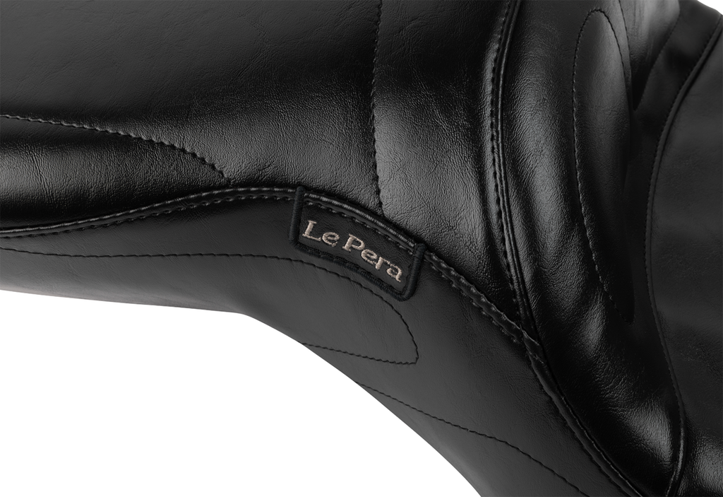 LE PERA Maverick Seat - with Backrest - Black - FLH/FLT '23-'25 LV-957BR — image 2
