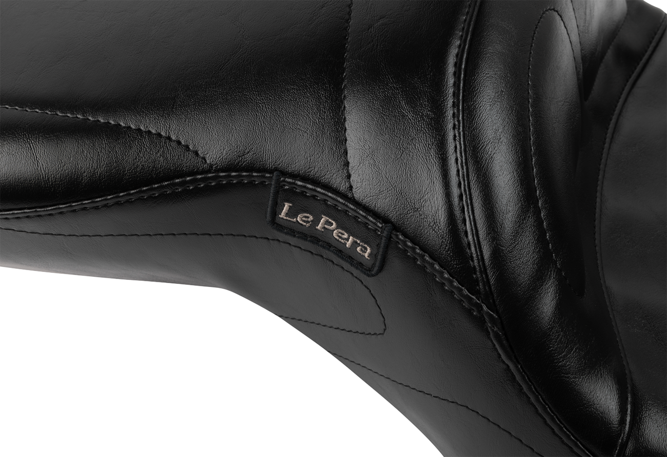 LE PERA Maverick Seat - with Backrest - Black - FLH/FLT '23-'25 LV-957BR — image 2