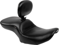 LE PERA Maverick Seat - with Backrest - Smooth - Black - FLH/FLT '23-'25 LV-957BRS — image 1