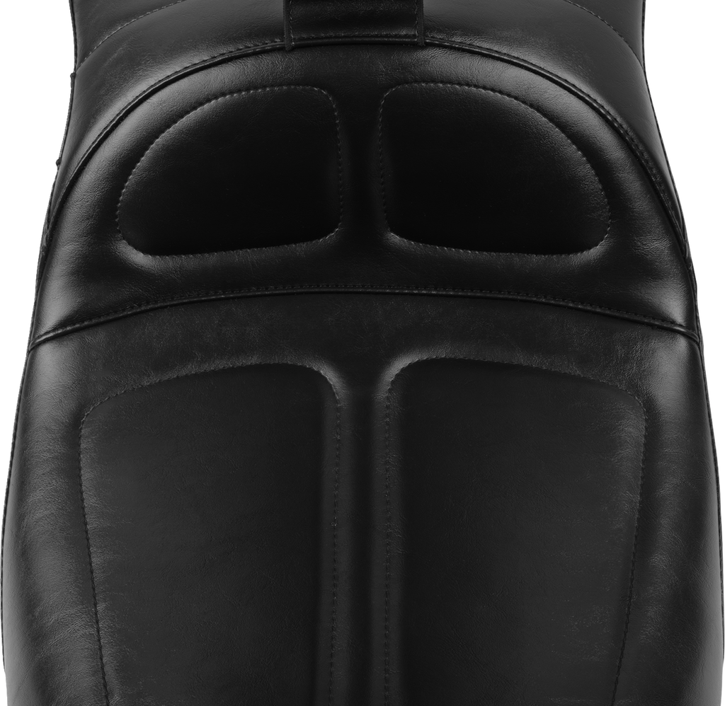 LE PERA Maverick Daddy Long Legs Seat - With Backrest - Black - FLH/FLT '23-'25 LV-957DLBR — image 2