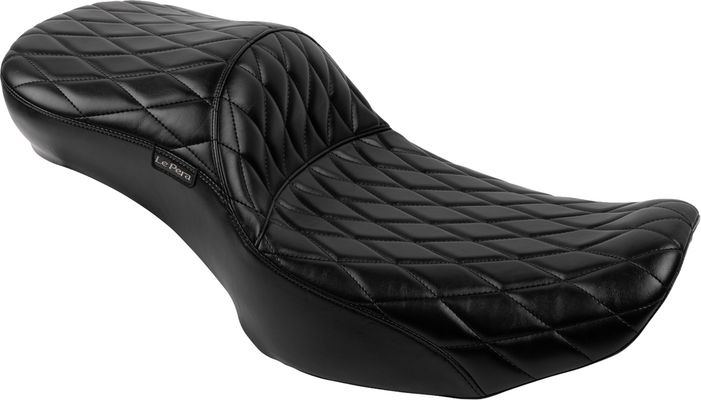 LE PERA Maverick Daddy Long Legs Seat - Without Backrest - Diamond Stitched - FLH/FLT '23-'25 LV-957DLDM — image 1