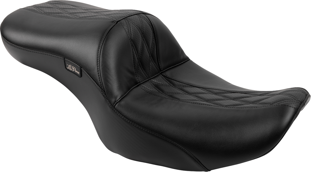 LE PERA Maverick Seat - without Backrest - Hot Rod HR2 - Black - FLH/FLT '23-'25 LV-957HR2 — image 1