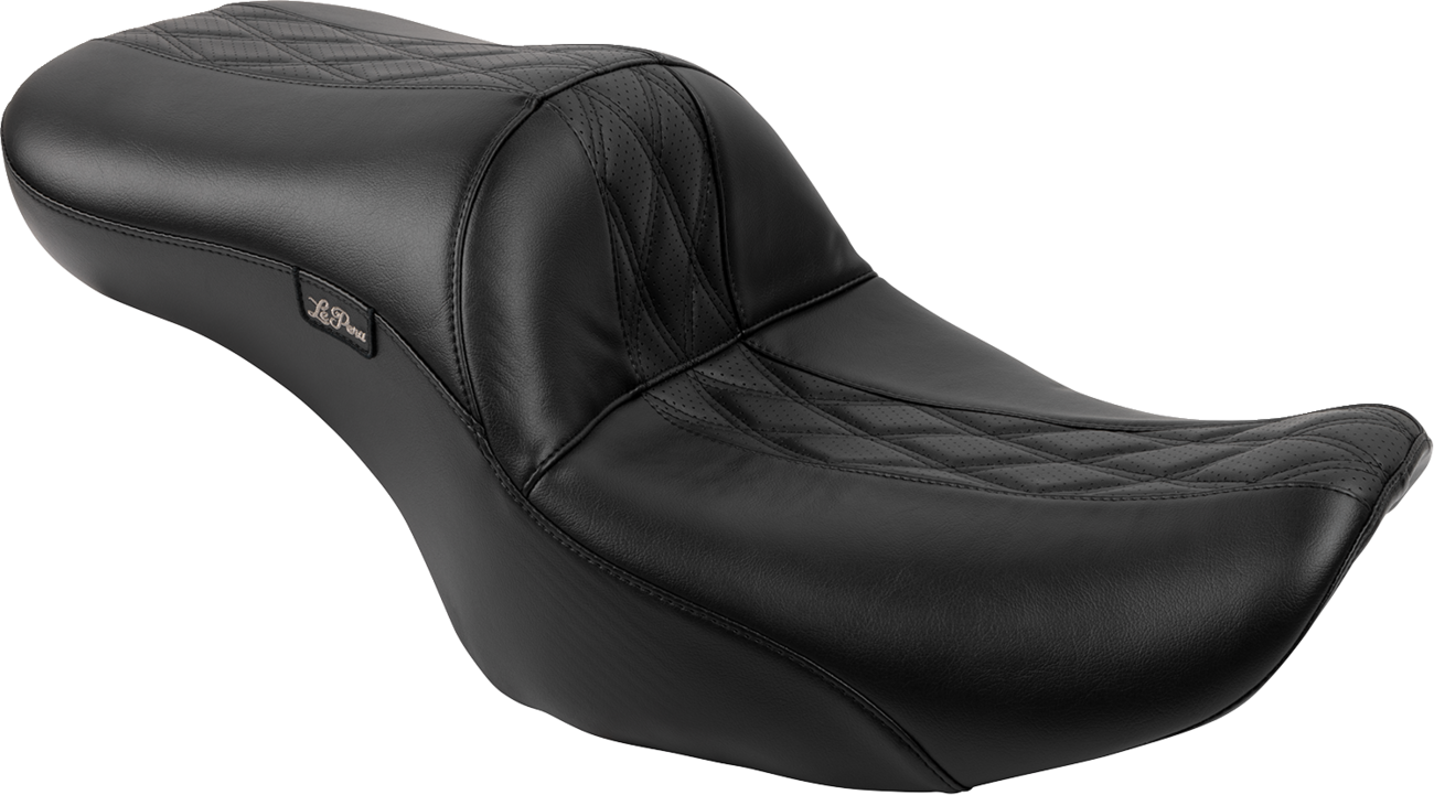 LE PERA Maverick Seat - without Backrest - Hot Rod HR2 - Black - FLH/FLT '23-'25 LV-957HR2 — image 1