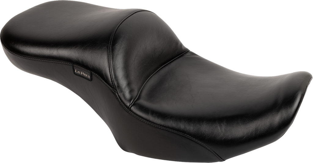 LE PERA Maverick Seat - without Backrest - Smooth - Black - FLH/FLT '23-'25 LV-957S — image 1