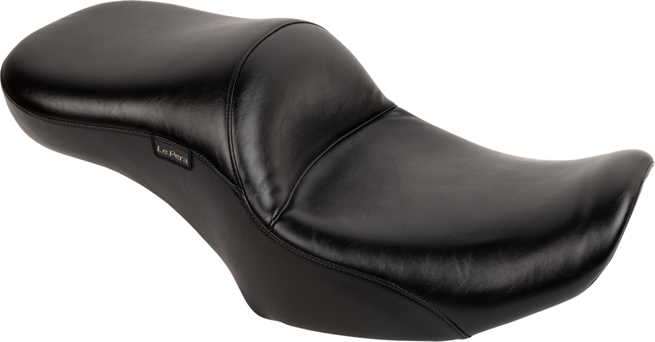 LE PERA Maverick Seat - without Backrest - Smooth - Black - FLH/FLT '23-'25 LV-957S — image 1