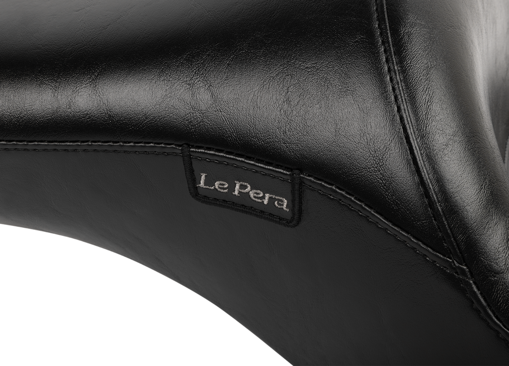 LE PERA Maverick Seat - without Backrest - Smooth - Black - FLH/FLT '23-'25 LV-957S — image 2