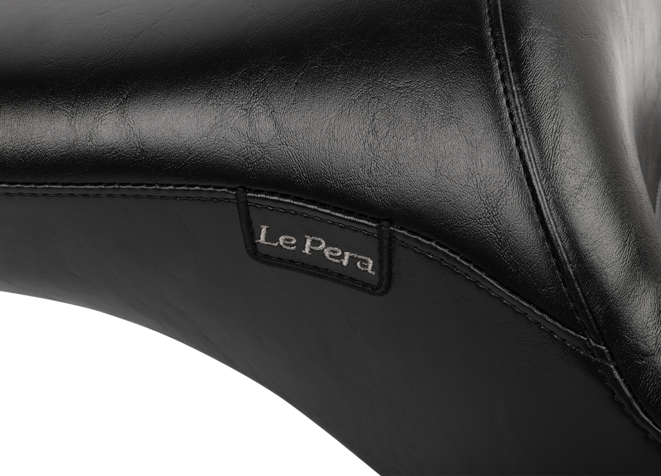 LE PERA Maverick Seat - without Backrest - Smooth - Black - FLH/FLT '23-'25 LV-957S — image 2