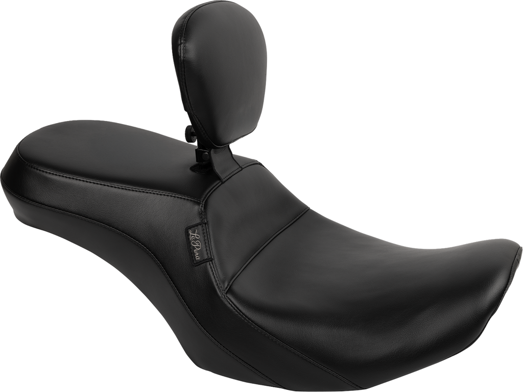 LE PERA Outcast 2-Up Seat - With Backrest - Plain - FLH/FLT '23-'25 LV-997BR — image 1
