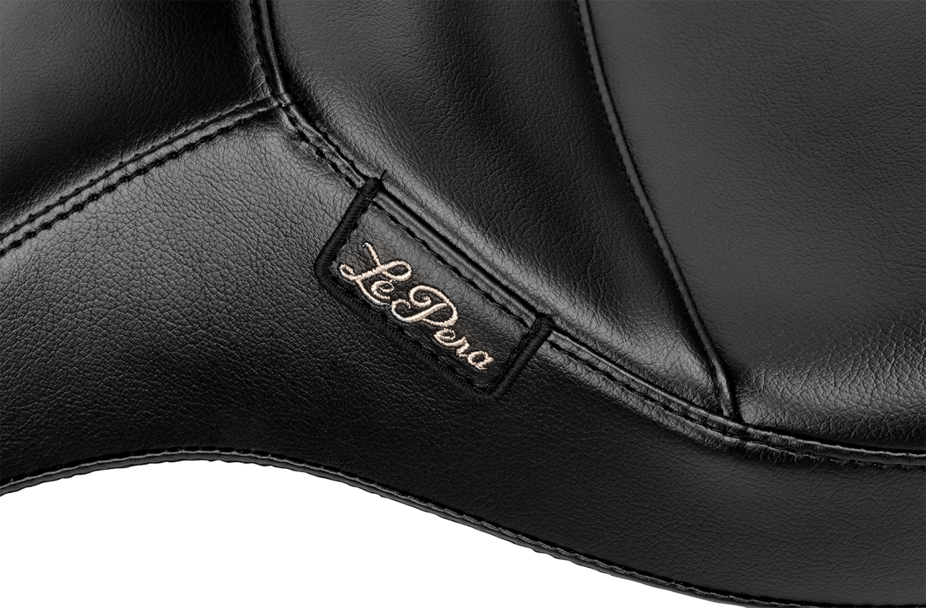 LE PERA Outcast 2-Up Seat - With Backrest - Plain - FLH/FLT '23-'25 LV-997BR — image 2