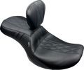 LE PERA Outcast 2-Up Seat - With Backrest - GT2 Inlay - FLH/FLT '23-'25 LV-997BRGT2 — image 1