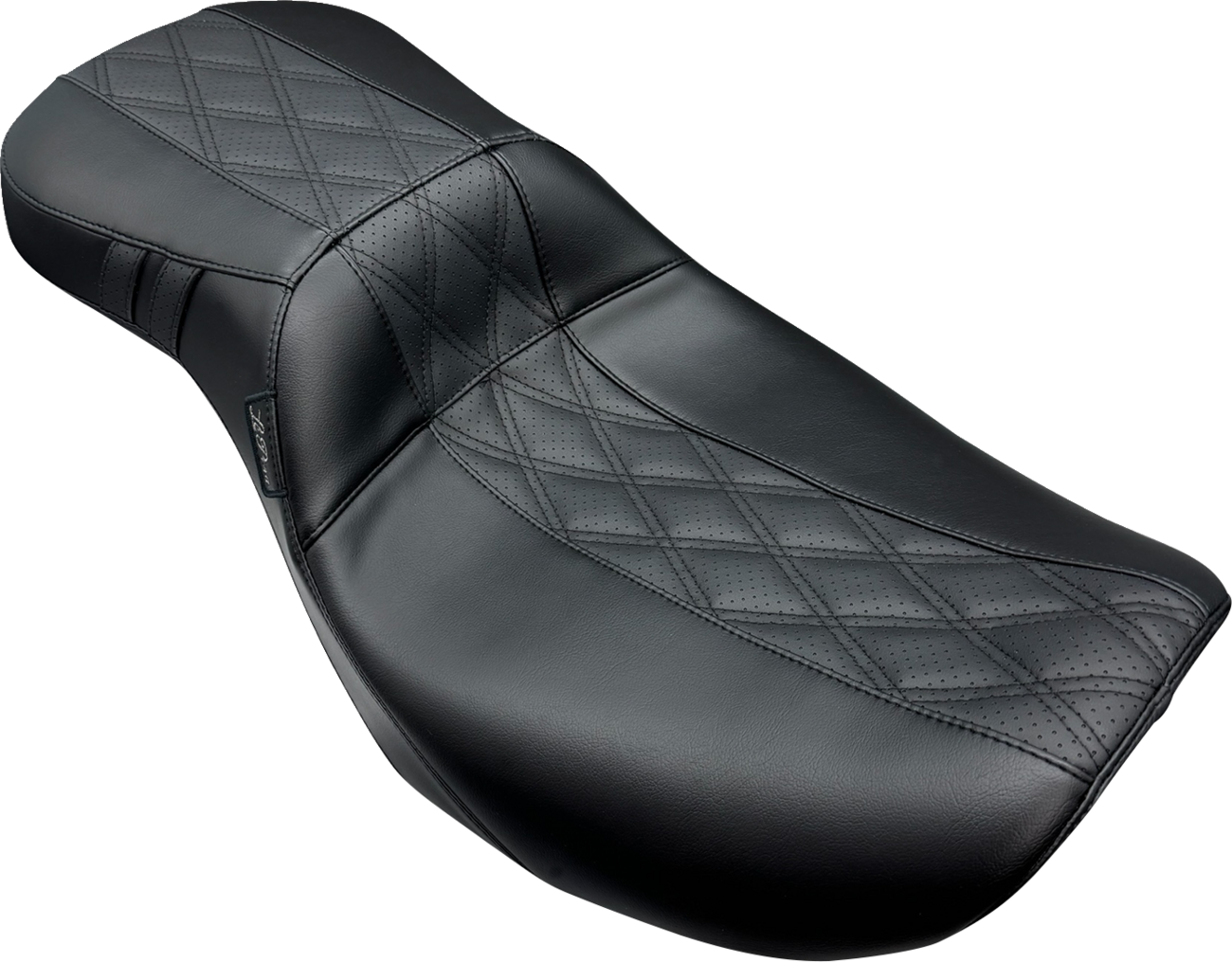 LE PERA Outcast Daddy Long Legs Seat - 2Up - w/o Backrest - GT2 Inlay - FLH/FLT '23-'25 LV-997DLGT2 — image 1