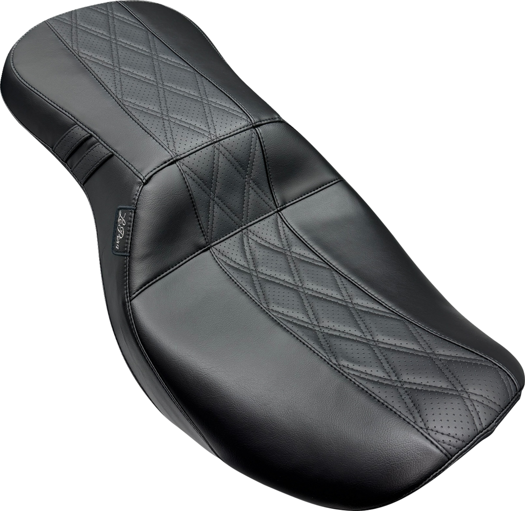 LE PERA Outcast 2-Up Seat - Without Backrest - GT2 Inlay - FLH/FLT '23-'25 LV-997GT2 — image 1