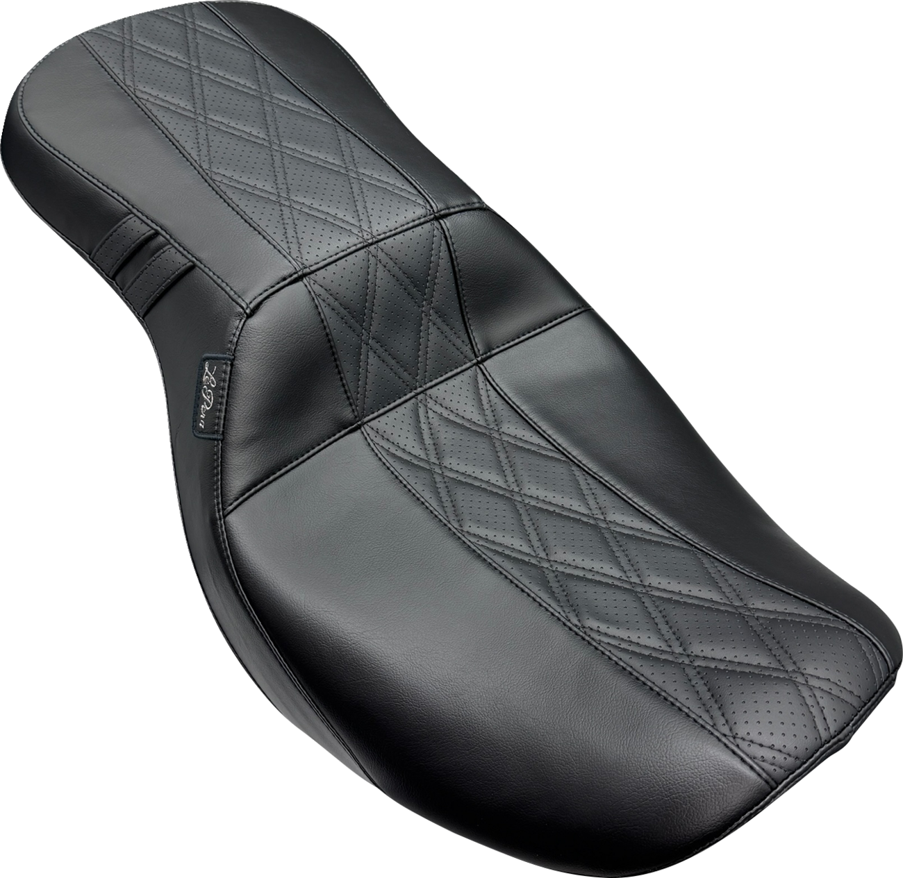 LE PERA Outcast 2-Up Seat - Without Backrest - GT2 Inlay - FLH/FLT '23-'25 LV-997GT2 — image 1